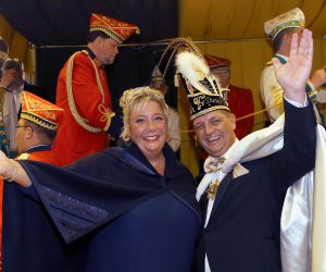 Das Prinzenpaar Britta und Dieter Nieendick (Foto: © Stadt Krefeld, Presse und Kommunikation, L. Strücken)